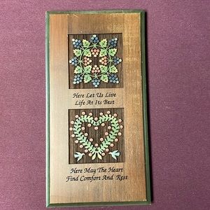 Vintage Wood Wall Art Decor